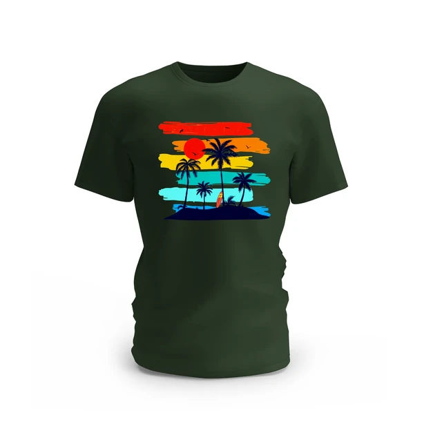 Trendy Togs Outdoor Nature Cotton T-shirt - XL, Forest Green