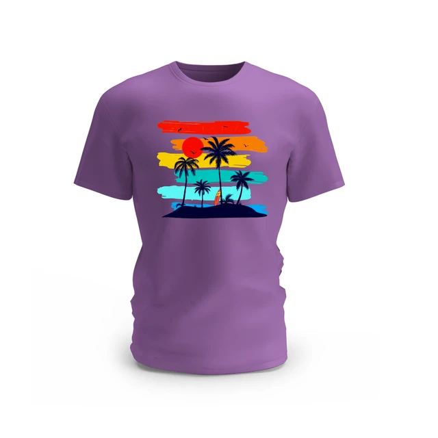 Trendy Togs Outdoor Nature Cotton T-shirt - XL, Purple