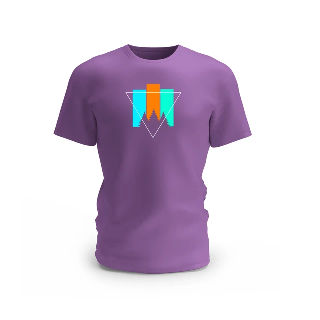 Trendy Togs Outdoor Aero Design Cotton T-shirt - L, Purple