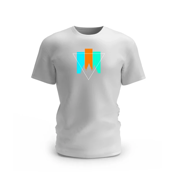 Trendy Togs Outdoor Aero Design Cotton T-shirt - M, White