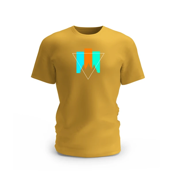 Trendy Togs Outdoor Aero Design Cotton T-shirt - XL, Yellow