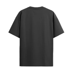 Trendy Togs Lord Krishna Cotton Oversized T-shirt - S, Black