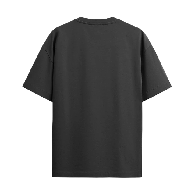 Trendy Togs Lord Krishna Cotton Oversized T-shirt - S, Black