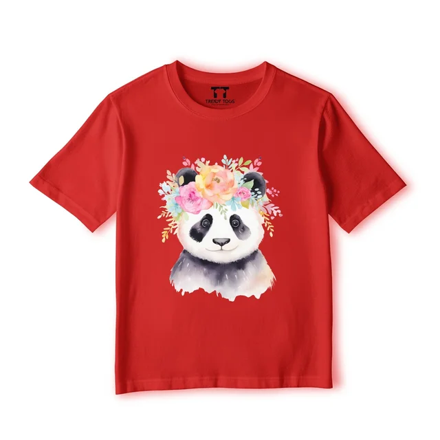 Trendy Togs Single Beer Cub Kid's Cotton T-shirt - 20, Red