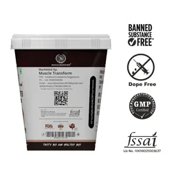 Muscle Transform Makkhan Peanut Butter | 100% Roasted Peanuts | High Protein Peanut Butter | Gluten Free, with Perfectly Roasted Peanuts - Chocolate Crunchy, 1 kg