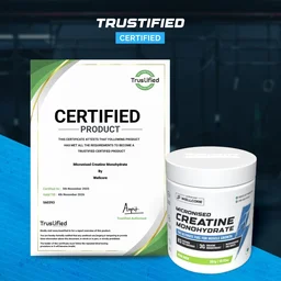 Wellcore Pure Micronised Creatine Powder For Enhanced Muscle Strength With Rapid Absorption | Creatine Monohydrate | Wellcore Creatine Flavoured - 83 Servings, Kiwi Kick, 307gm