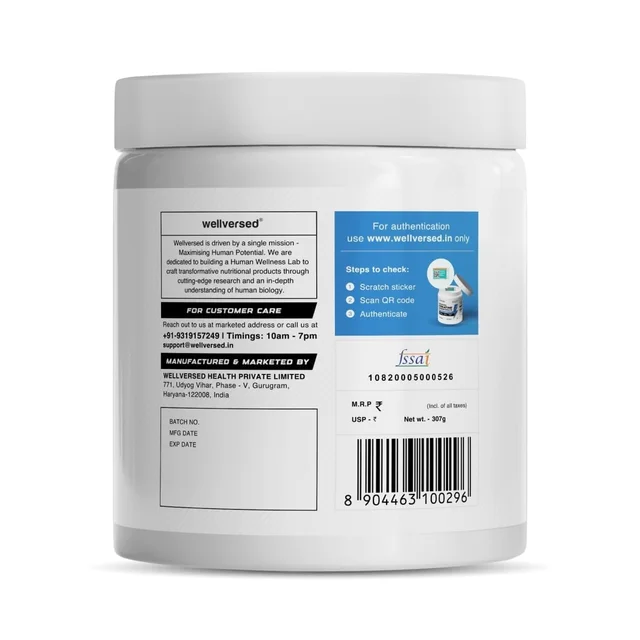 Wellcore Pure Micronised Creatine Powder For Enhanced Muscle Strength With Rapid Absorption | Creatine Monohydrate | Wellcore Creatine Flavoured - 83 Servings, Watermelon Wave, 307gm
