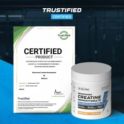 Wellcore Pure Micronised Creatine Powder For Enhanced Muscle Strength With Rapid Absorption | Creatine Monohydrate | Wellcore Creatine Flavoured - 83 Servings, Tropica Tango, 307gm