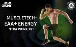 MuscleTech Eaa + Energy | Essential Amino Acids + 100Mg Caffeine | Replenish Electrolytes | Ultimate Recovery 7.4 grams Eaa | 4.5 grams Bcaa | 3 grams Leucine | 30 Servings | Sour Apple, Powder - Sour Apple, 396gm