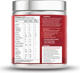 Dynamite Original Pre Workout For Men For Focus & Energy Boost With 6500mg Citrulline Complex | Preworkout Supplements For Men - 30 Servings, Fruit Blast, 420gm