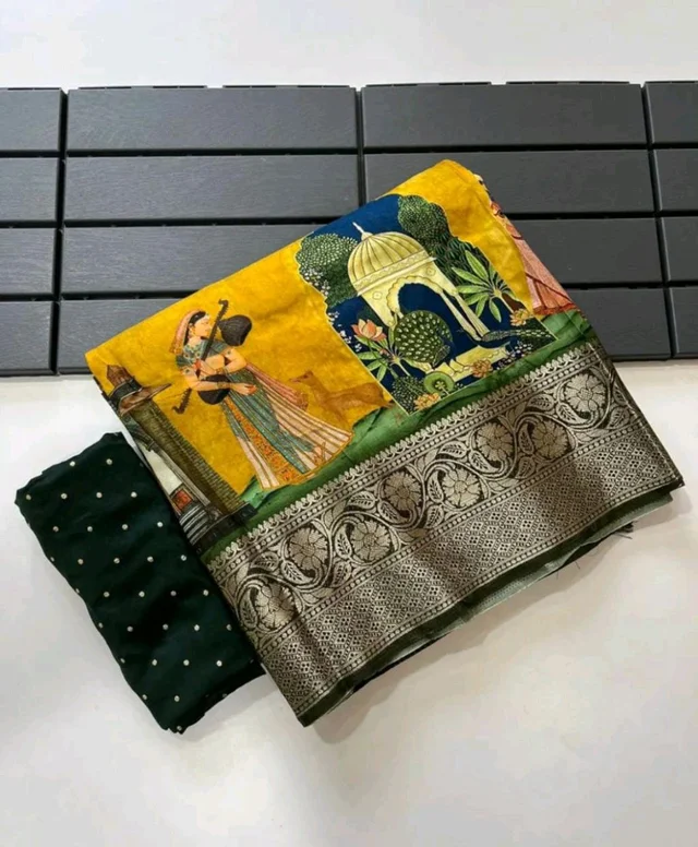 Sloka Pure Viscose - Corn, Free Size