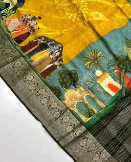 Sloka Pure Viscose - Corn, Free Size