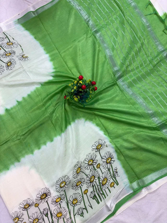 Sloka Handloom Mangalagiri Saree
