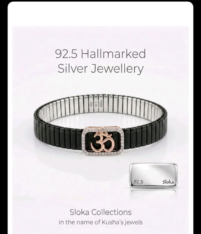 Kusha's Stone Om Bracelet