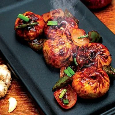veg Chilly momos