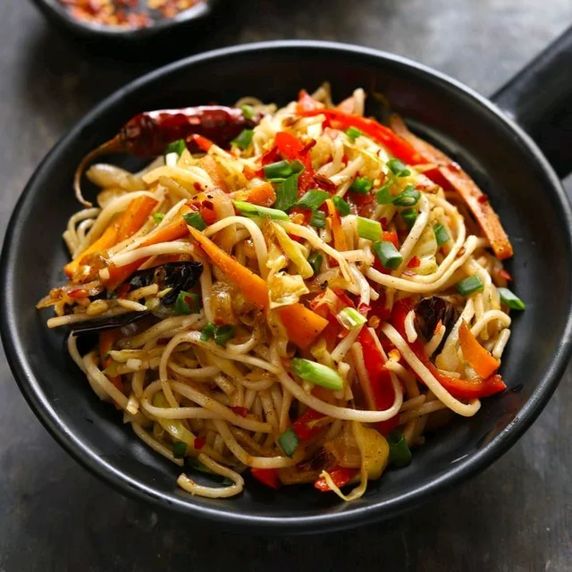 Garlic Chowmen - half