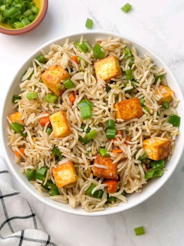 paneer fried rice - half