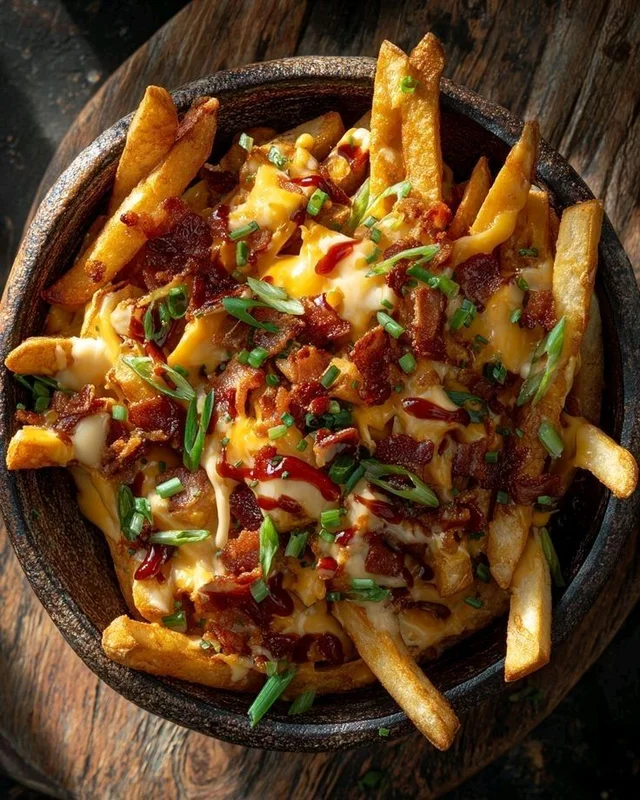 bar beacue french fries