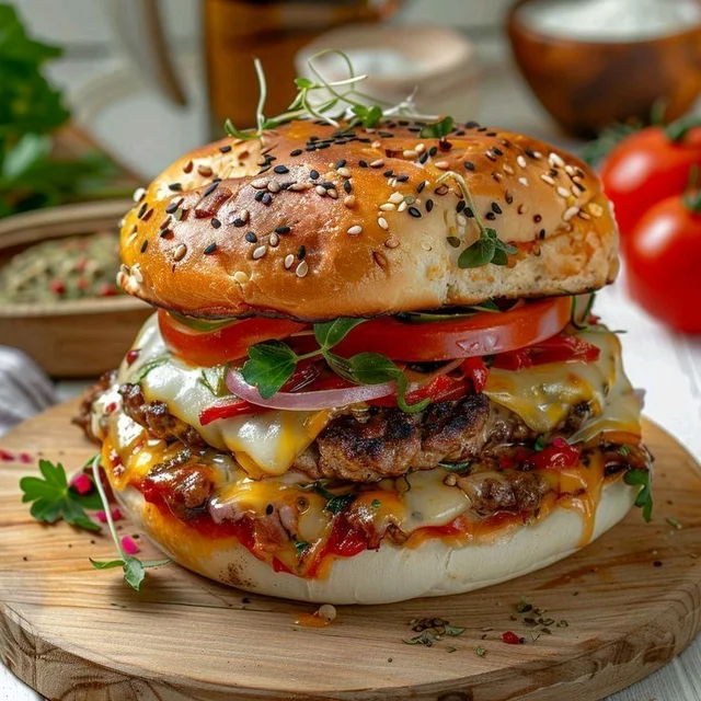 crunchy paneer cheese burger