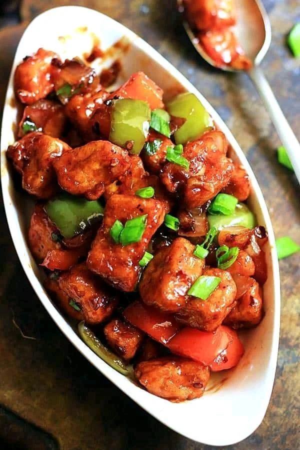 chilly paneer dry - half