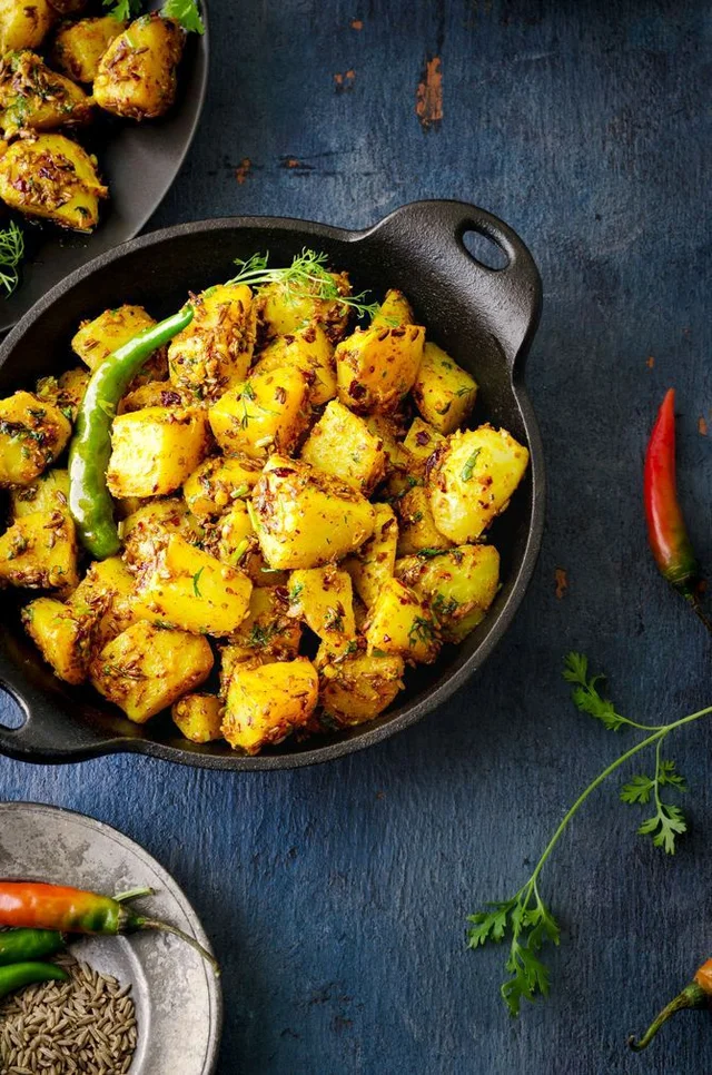 Aloo Jeera - half
