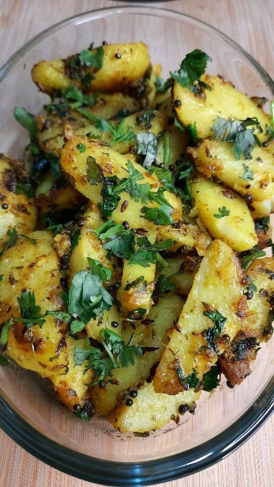 Aloo Jeera - half