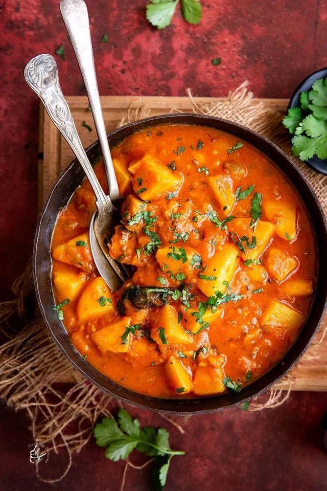 Aloo sabji - half