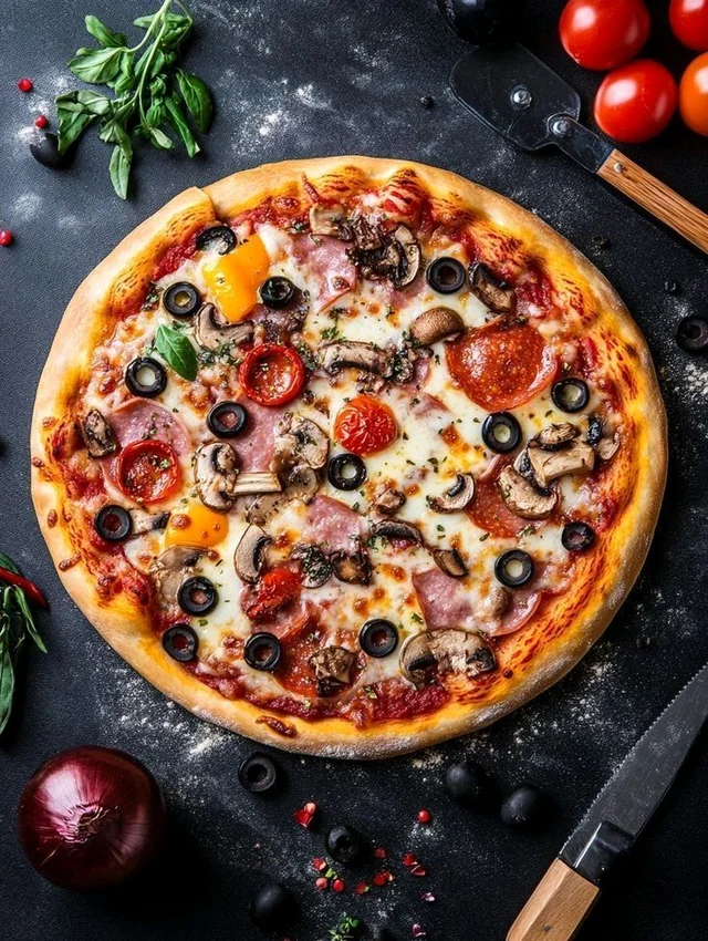 Margarita pizza - medium