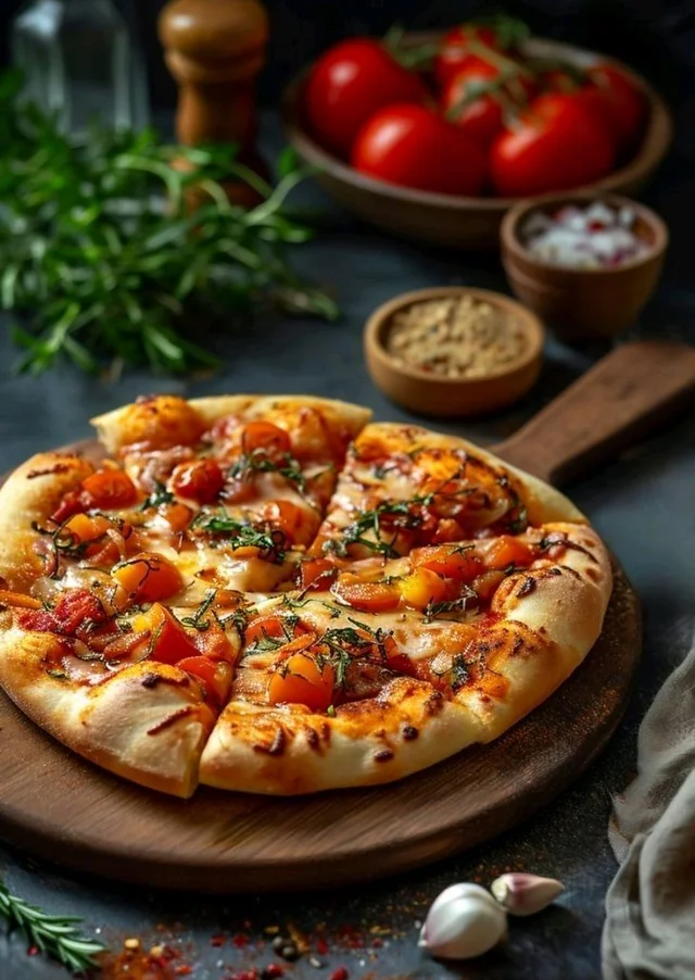 Tamato chesse pizza - medium