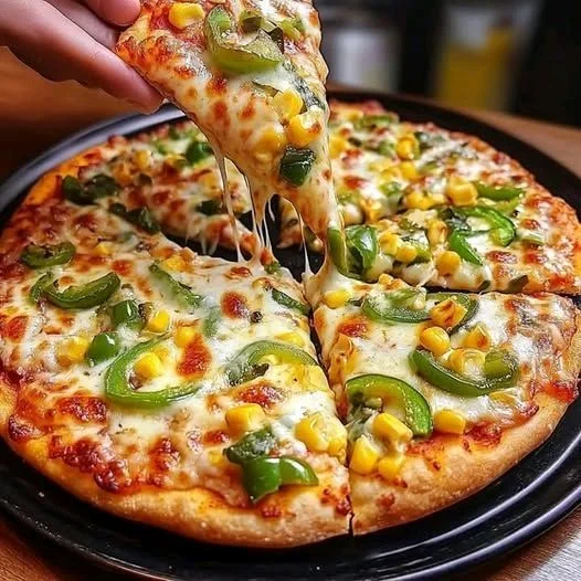 Corn Cheese pizza - medium