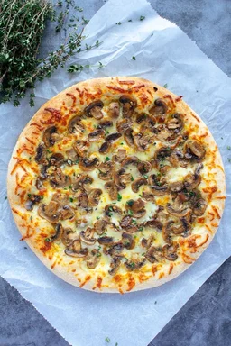mashroom corn cheese pizza - Large