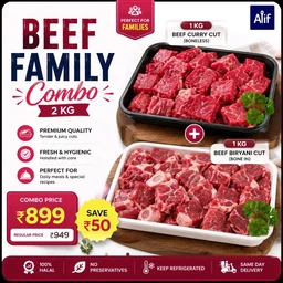 Beef Family Combo – 2 Kg