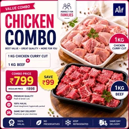 Chicken & Beef Family Combo – 2 Kg