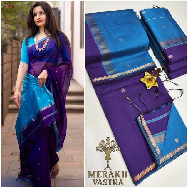 Maheshwari silk cotton Saree