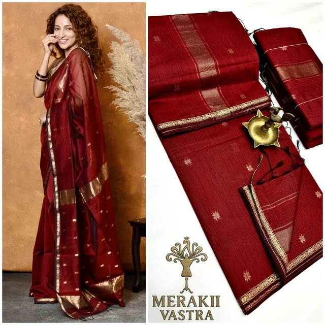 Maheshwari silk cotton Saree