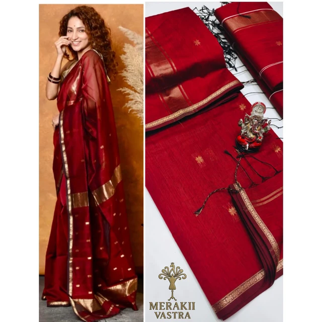Maheshwari silk cotton Saree