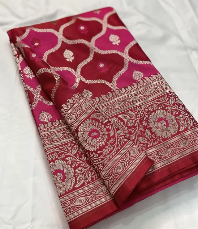  Banarasi Katan Mashru Silk 