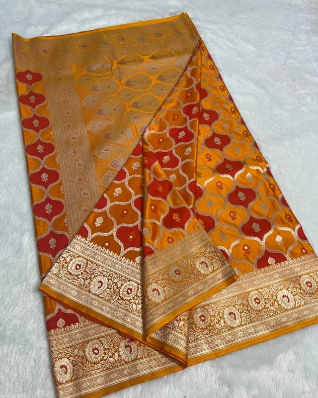 Banarasi Katan Mashru Silk