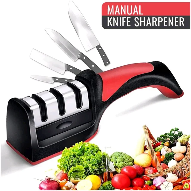 🔪 Knife Sharpener – Restore Your Blade’s Perfect Edge!

Bring your dull knives back to life with our Premium Knife Sharpener, designed for quick, safe, and effortless sharpening right at home. Whether it’s a chef’s knife, cleaver, or kitchen utility blade — this sharpener ensures razor-sharp precision in just a few strokes.