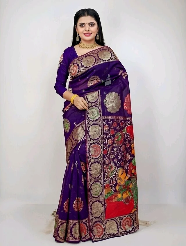 Srivalli Saree in Cardinal Pink with Blouse Piece – Elegant Festive Wear Saree - 5.5 miter, Cardinal Pink