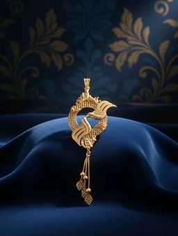 Gold Plated Designer Pendant Necklace for Women (Pack of 2)
