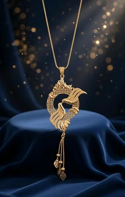 Gold and Silver Plated Designer Pendant Necklace for Women (Pack of 2)