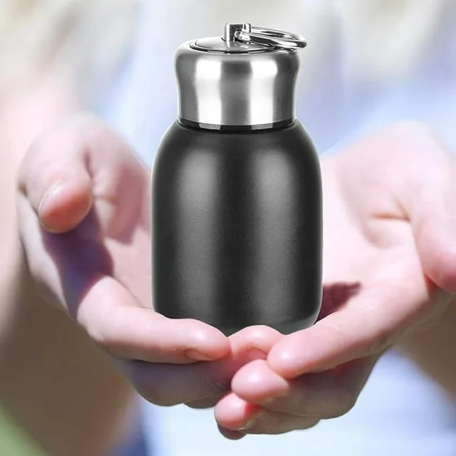 Mini Insulated Water Bottles,Stainless Steel Water Bottle - Black