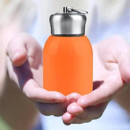 Mini Insulated Water Bottles,Stainless Steel Water Bottle - Orange