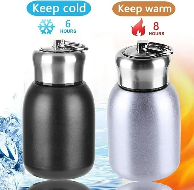 Mini Insulated Water Bottles,Stainless Steel Water Bottle - Black