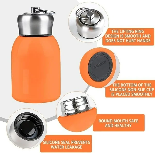 Mini Insulated Water Bottle + Outdoor Slim Waist Belt Combo