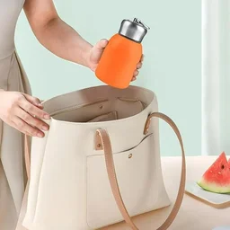 Mini Insulated Water Bottles,Stainless Steel Water Bottle - Orange