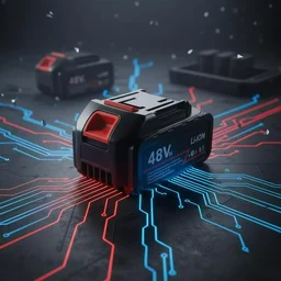 48V MAX Li-Ion Battery (6000mAh, 5-Cell) | High Power & Lightweight Rechargeable Battery for Cordless Car Blower, Pressure Washer Gun, Pruning Shear, Gardening Tools & Power Tools