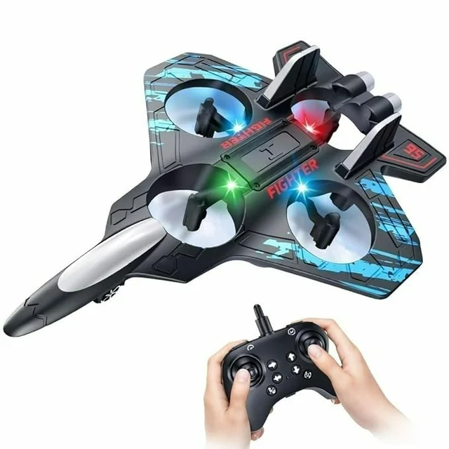 Star Fighter RC Fighter Jet Drone, EPP Lightweight Material, Air Flight Series Combat Drone with Remote Controller, 360 Degree Rolling