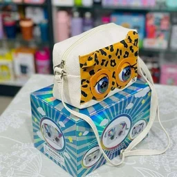 Little Winking Elf Interactive Pet Purse – Animated Eyes & Sounds Crossbody Handbag for Girls - Tiger